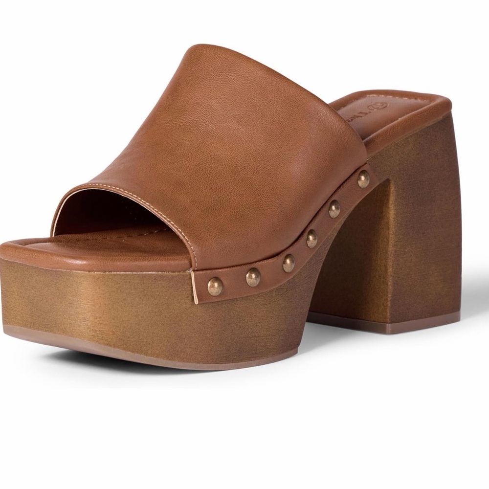 Millie Platform Open Toe Mule Sandals | Women’s Size 10 Lightweight Comfort